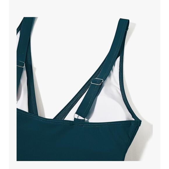 Sexy Mesh Tummy Control Swimsuit Push Up High Waisted Bathing Suit - XL - Picture 5 of 8